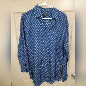 Cremieux Slim Fit Paisley Button Down Shirt